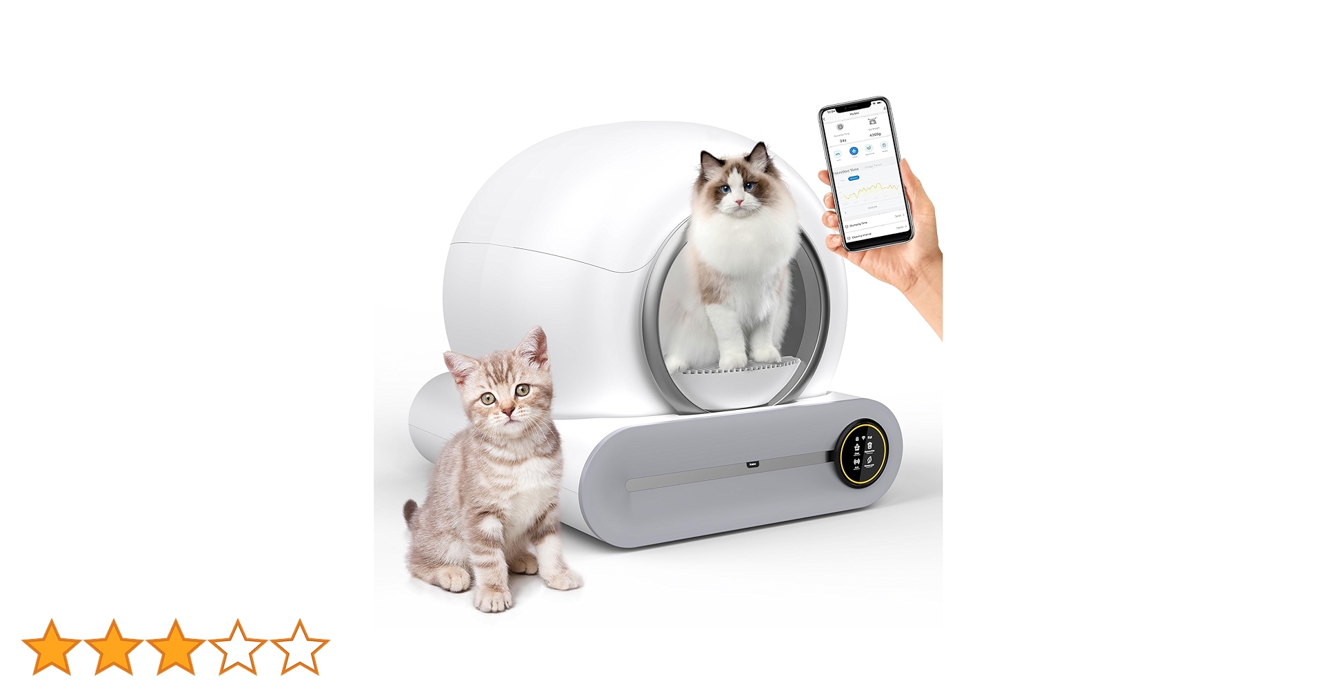 【新品未使用】 猫 トイレ自動 スマホアプリ管理 多頭飼い 飛び散り防止 大型 楽天市場】猫 自動トイレ ペッツリースマート 猫用 トイレスマホ